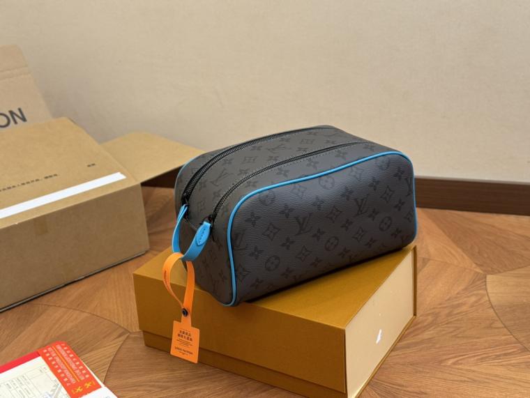 LV Louis vuitton blue cosmetic bag 134414