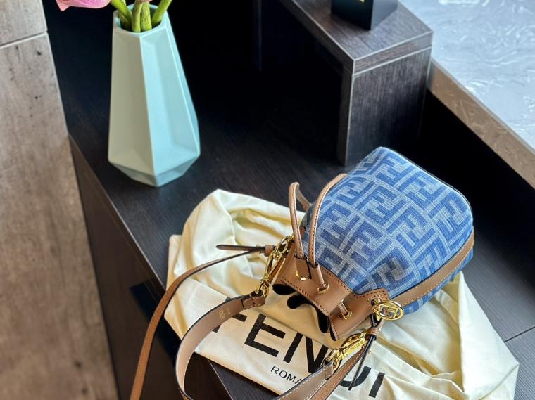 Fendi Mon Tresor denim handbag