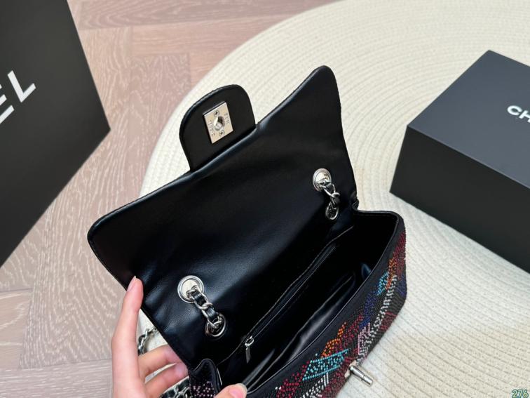 Chanel CF crystal handbag
