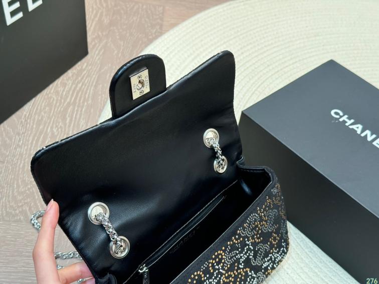 Chanel CF crystal handbag