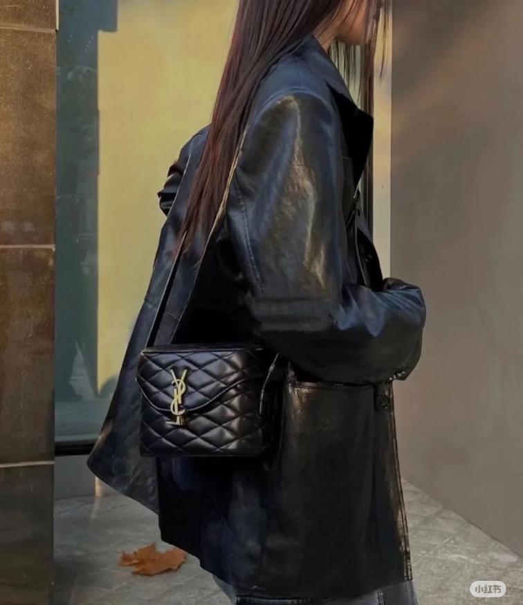 YSL cowskin leather BOX Bag