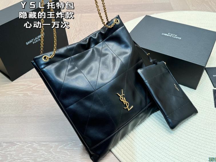 YSL Lambskin leather tote bag