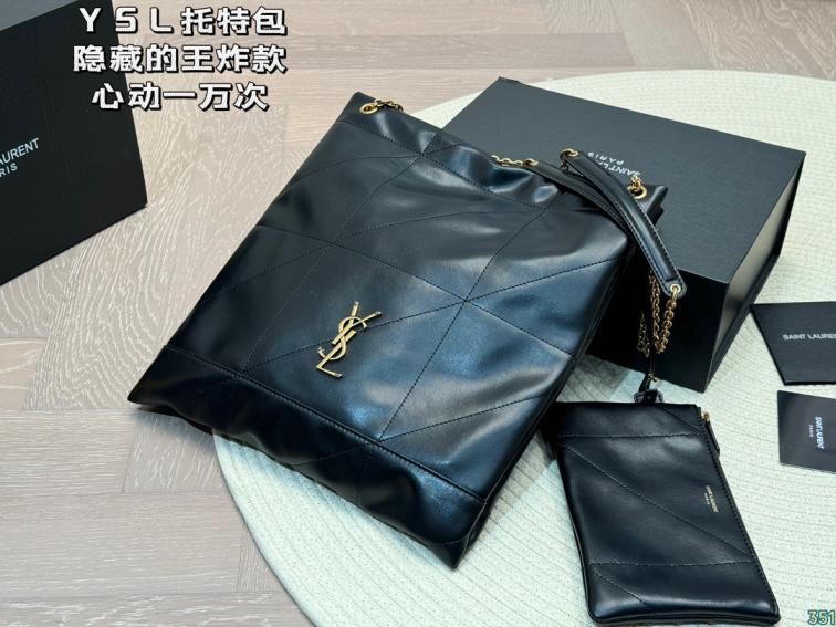 YSL Lambskin leather tote bag