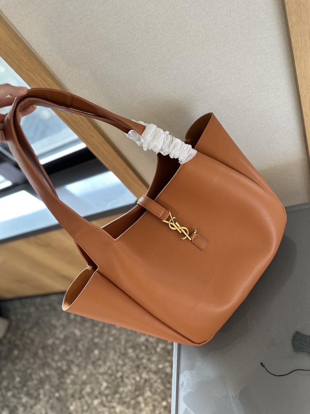 YSL Cowskin leather handbag 134887