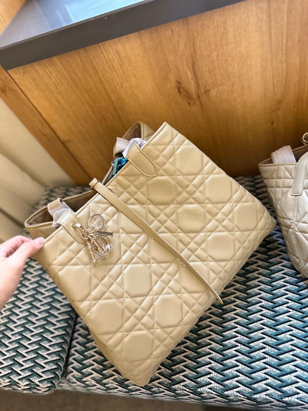 DIOR TOUJOURS Jisoo lambskin handbag