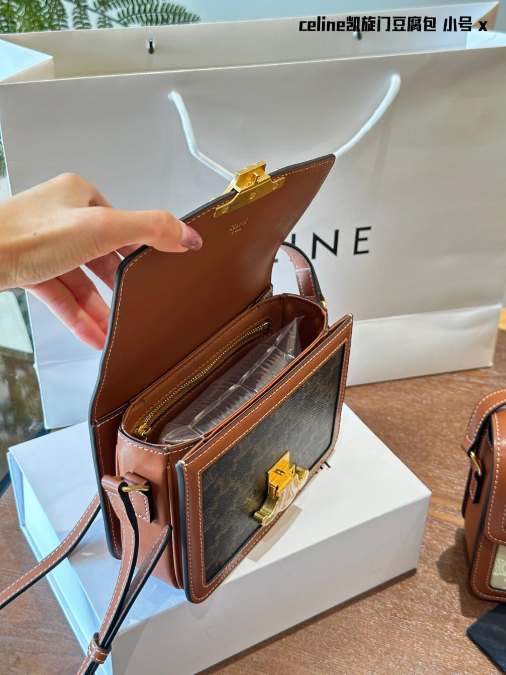 Celine cowskin TRIOMPHE bag