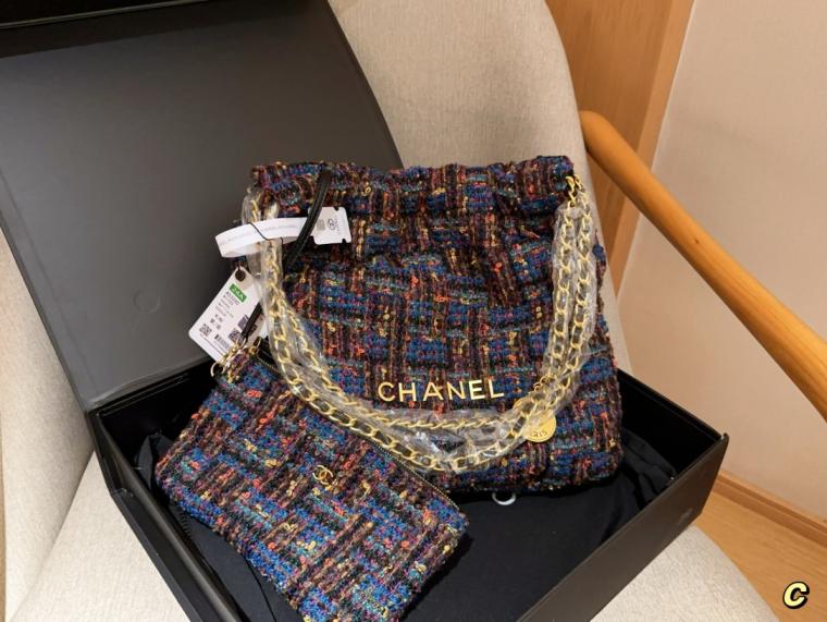 Chanel Wool knitting 22bag