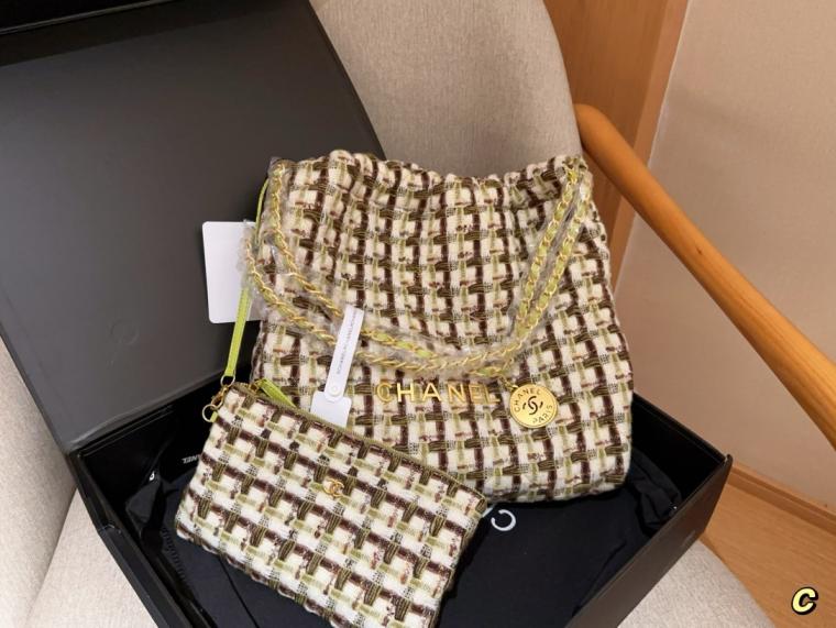 Chanel Wool knitting 22bag