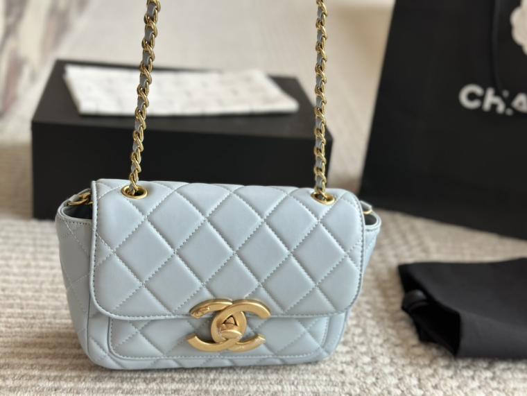 Chanel cc cowskin bag