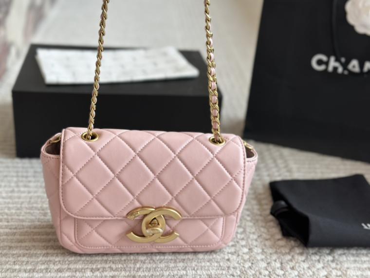 Chanel cc cowskin bag