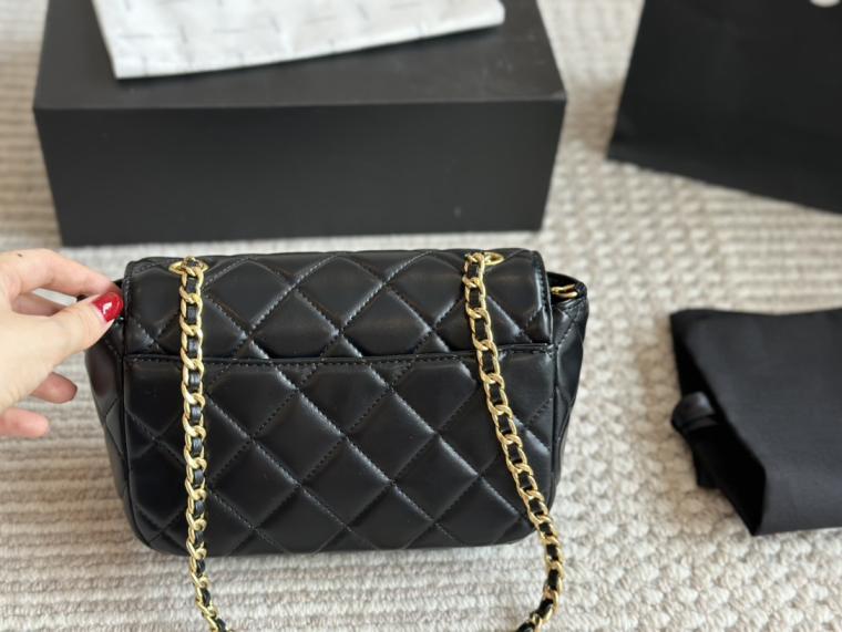 Chanel cc cowskin bag
