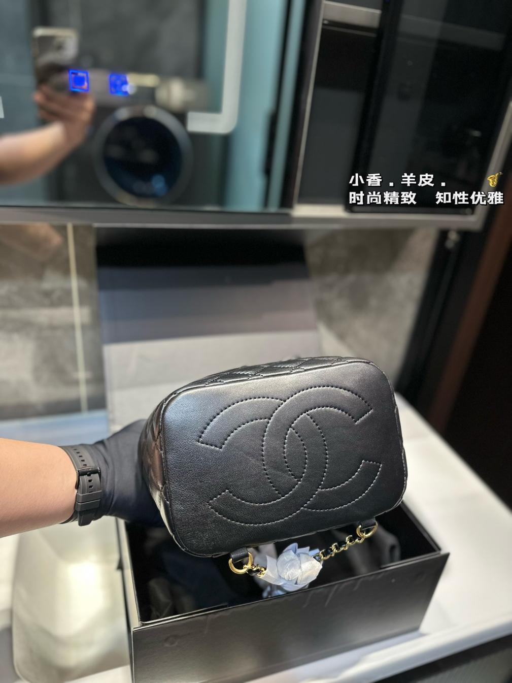 Chanel Lambskin backpack bag