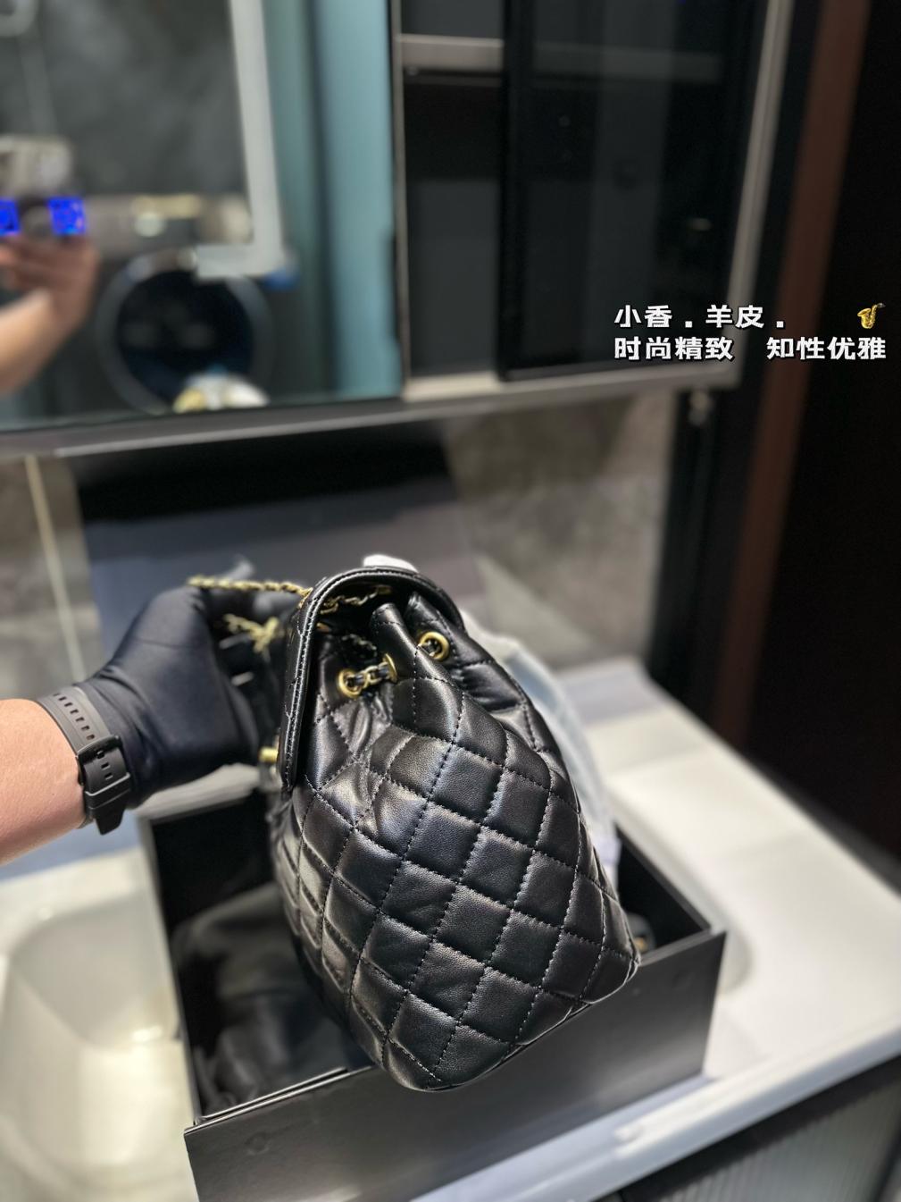 Chanel Lambskin backpack bag