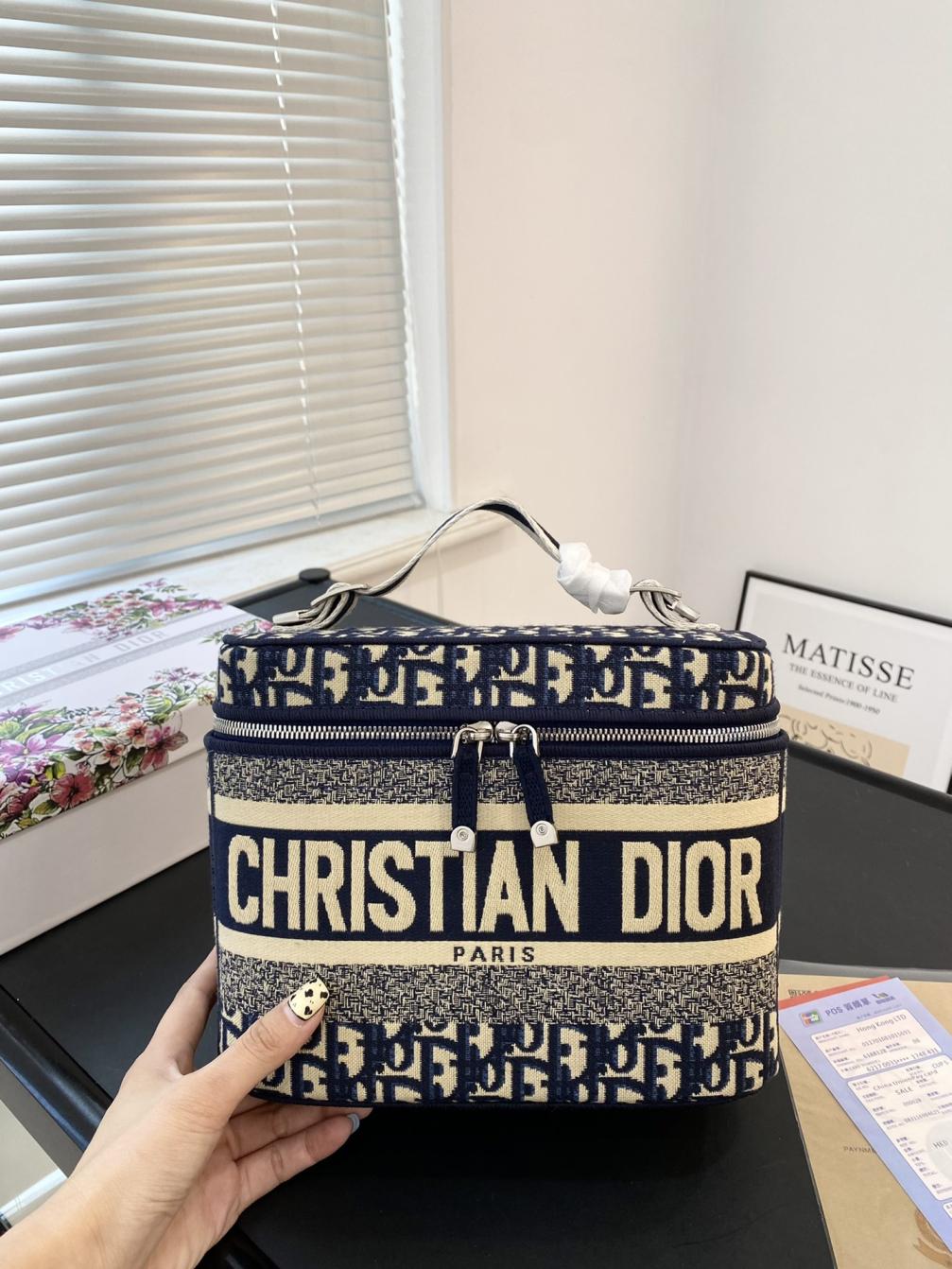 Dior Oblique cosmetic bag