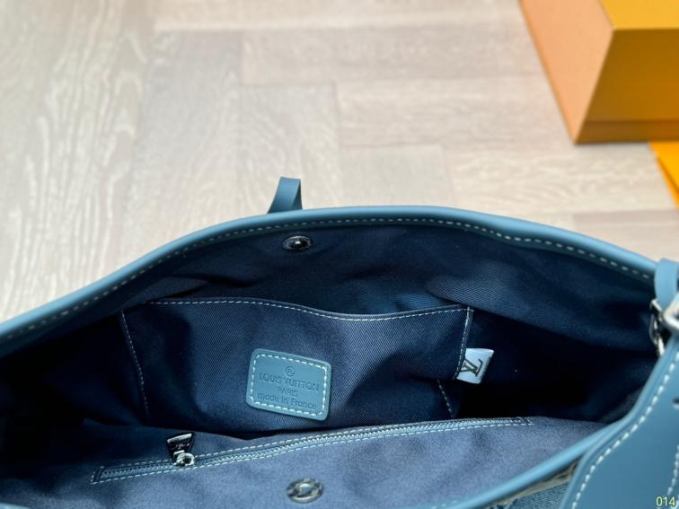 LV Denim carryall bag