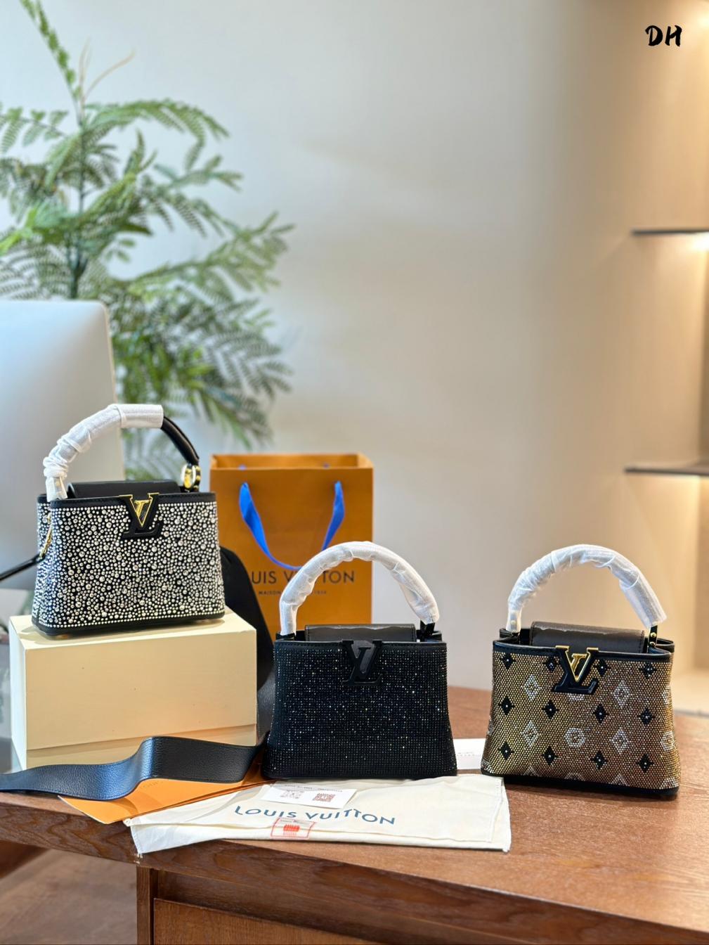 LV Full diamond Capucines handbag 135308