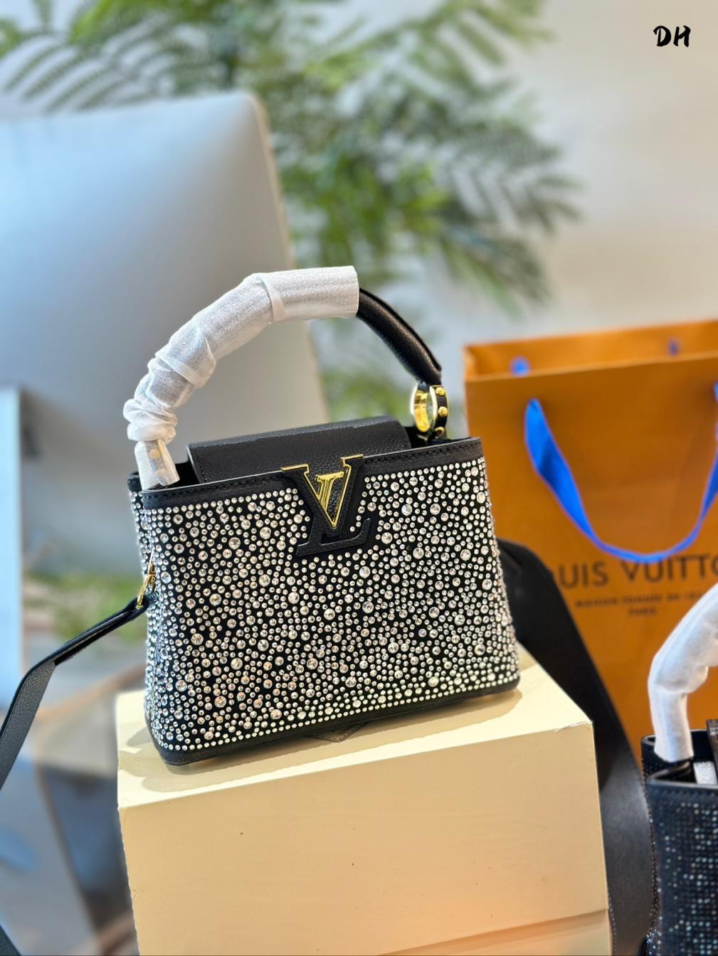 LV Full diamond Capucines handbag 135308