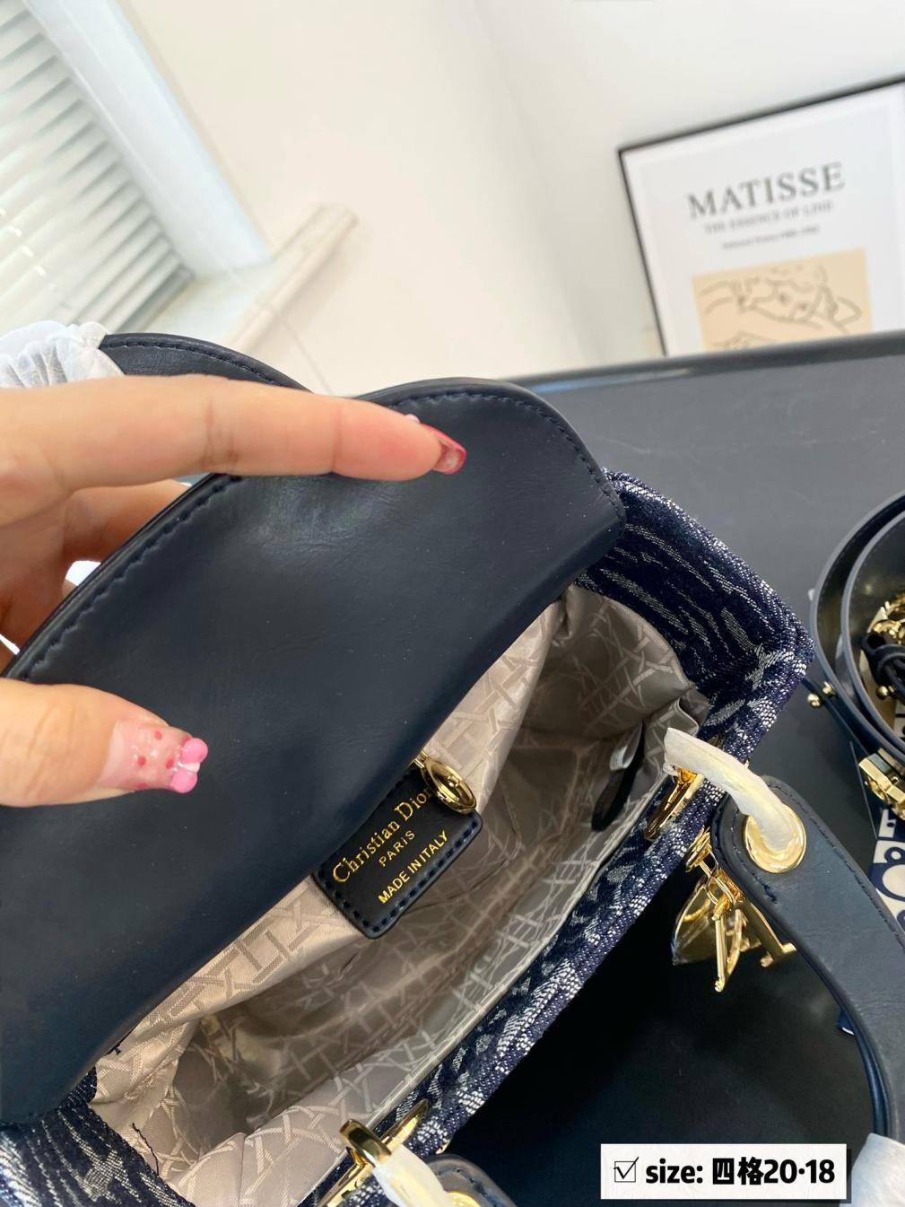 Dior lady classic handbag 135408