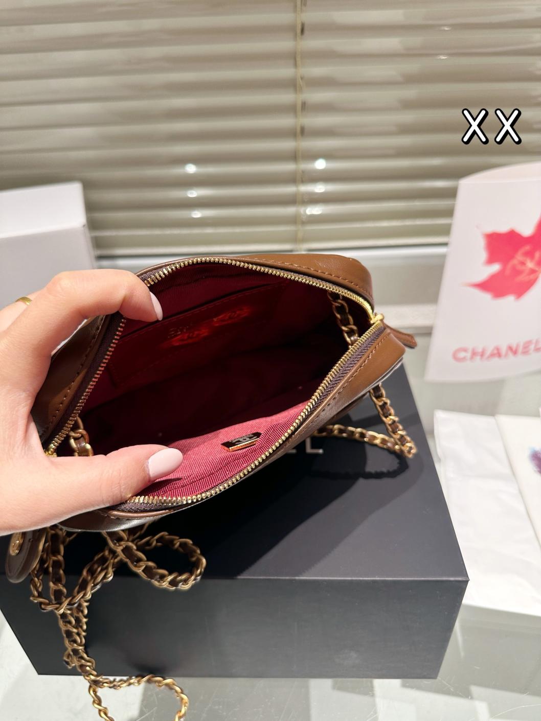 Chanel Lambskin brown bag