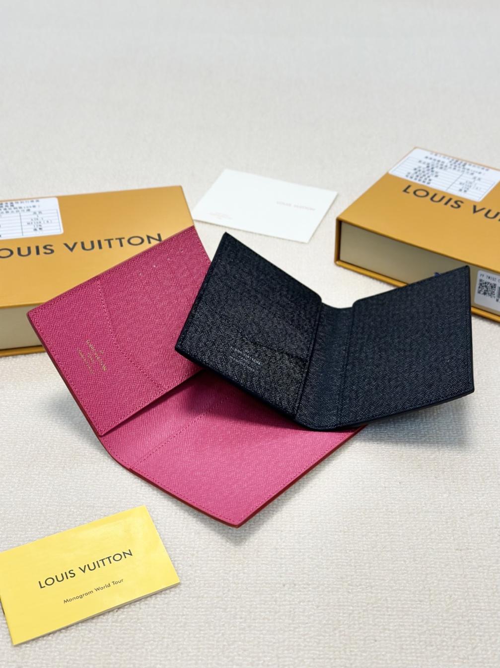 LV Monogram Passport folder