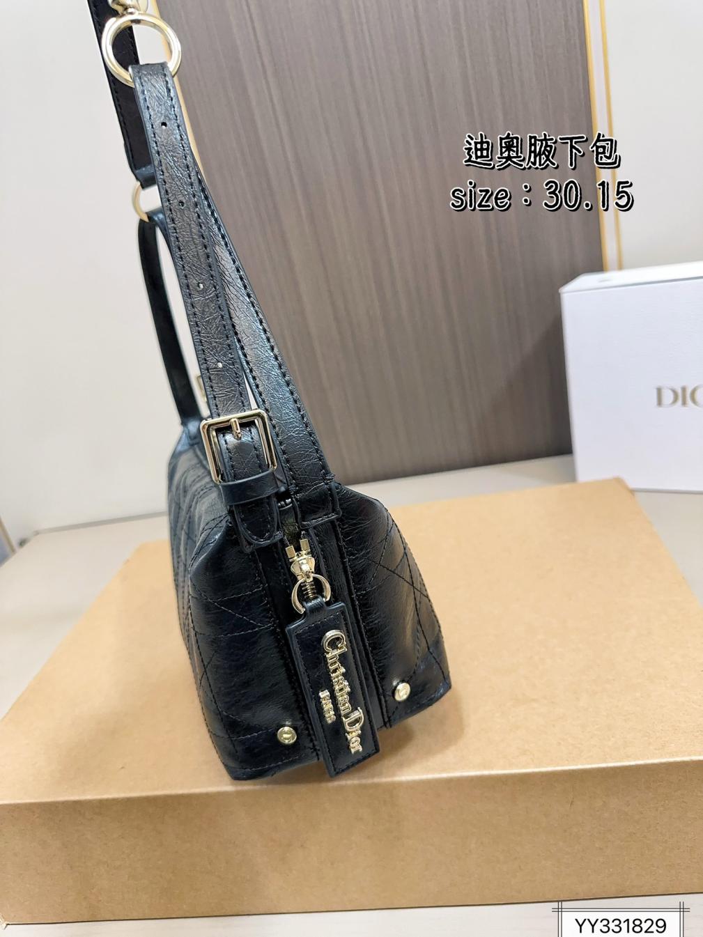 Dior leather Hobo handbag