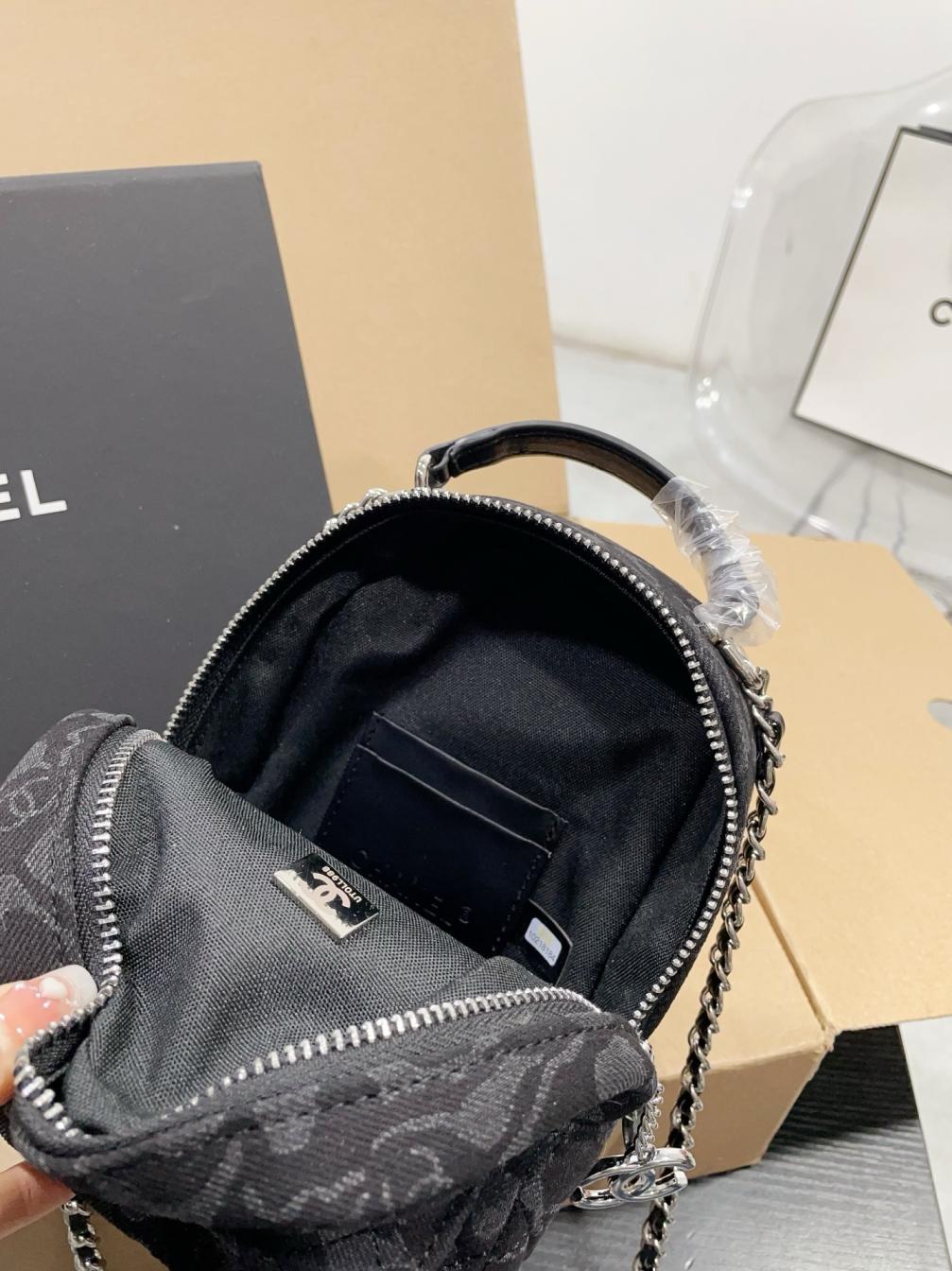 Chanel Denim 24c mini backpack bag