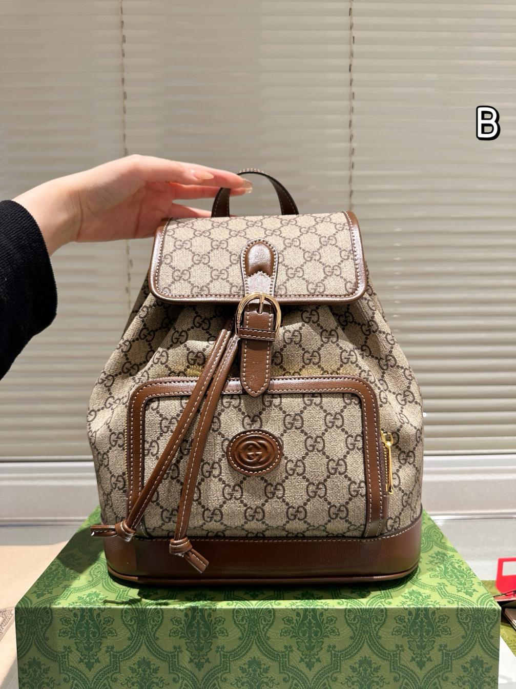 Gucci vintage classic backpack 135802
