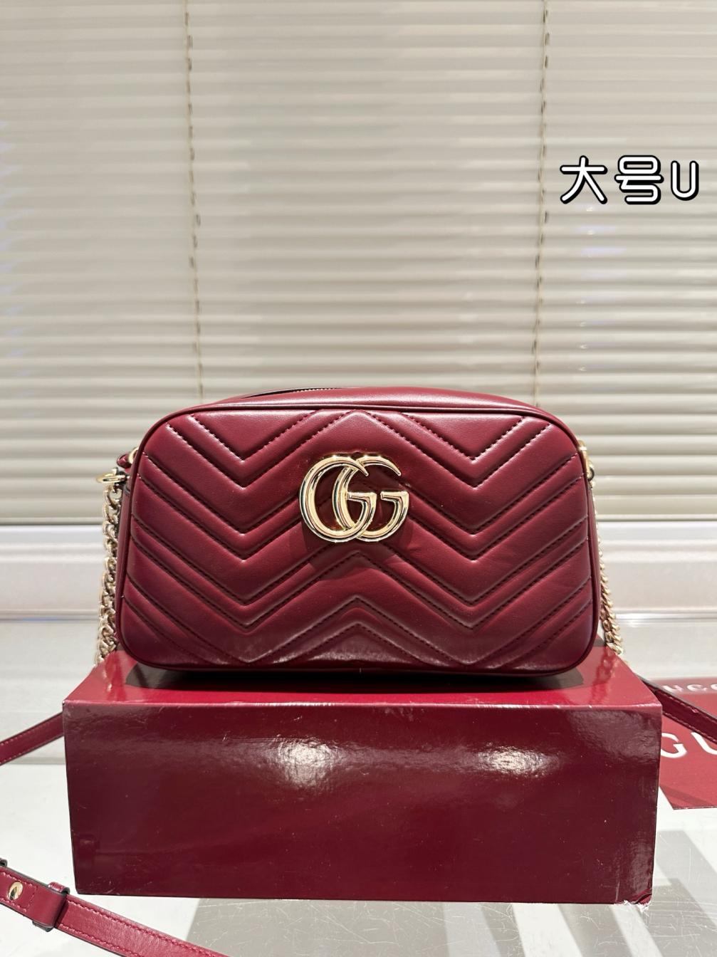 Gucci GG Red marmont bag 135806