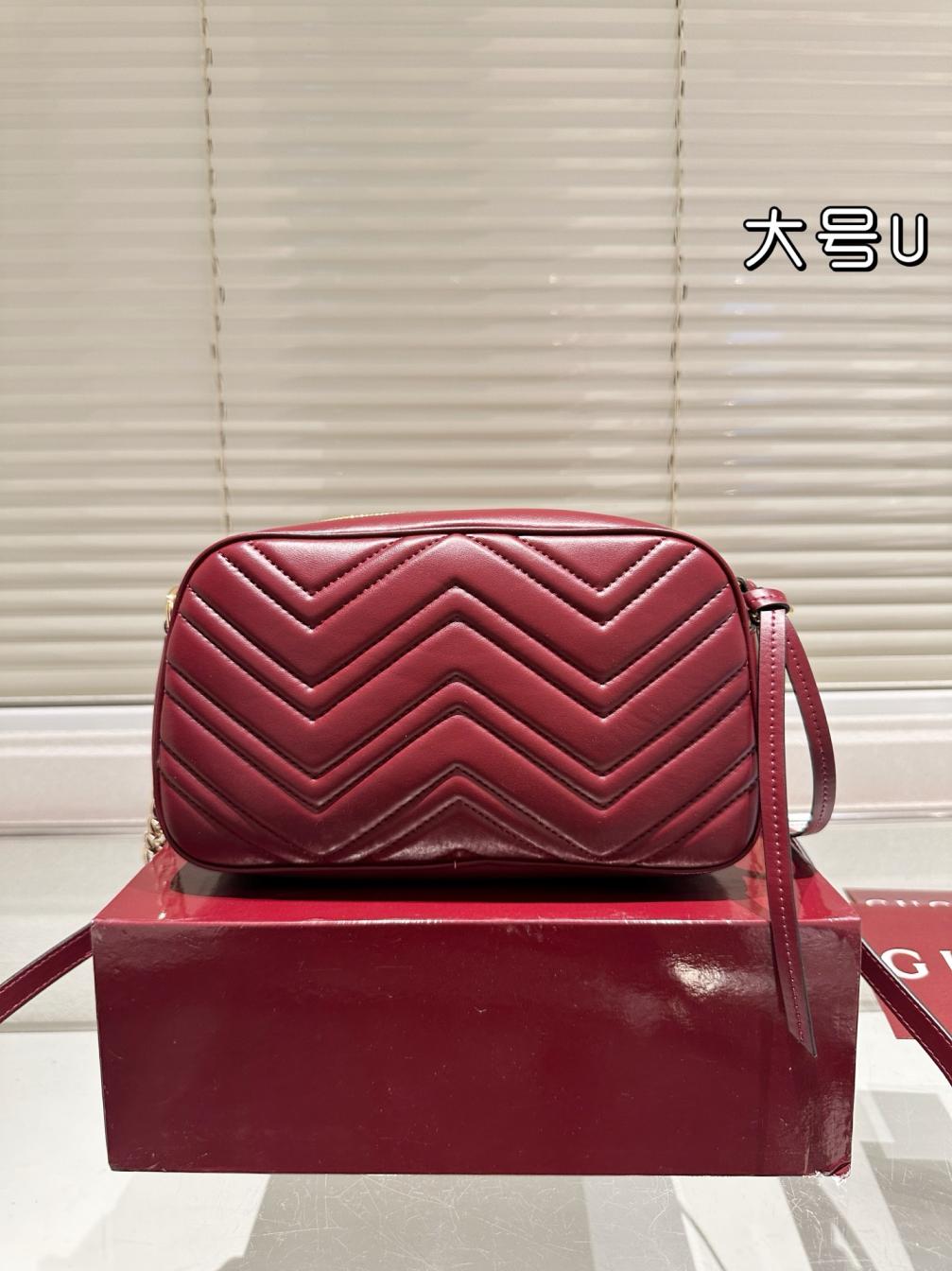 Gucci GG Red marmont bag 135806