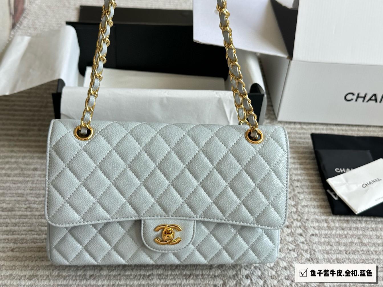 Chanel Cowskin CF Hand bag 135924