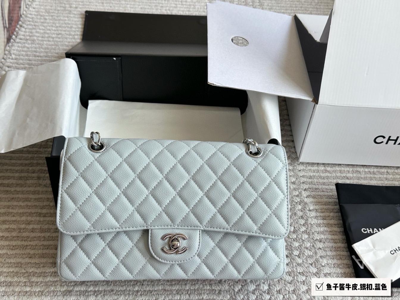 Chanel Cowskin CF Hand bag 135923