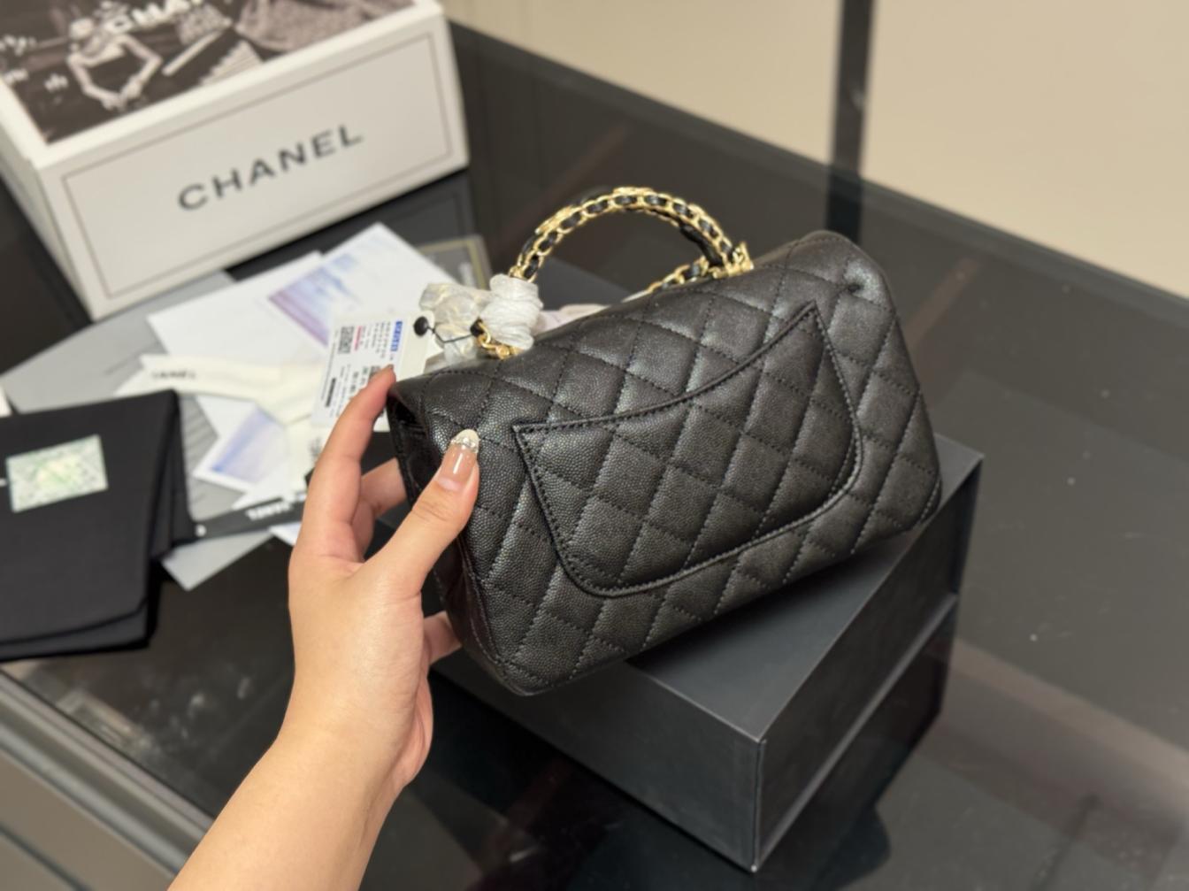 Chanel mini cf handle bag 139053