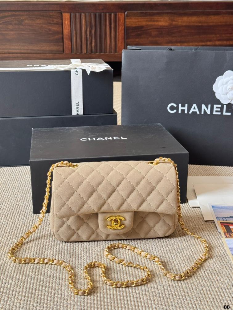 Chanel chamois new CC CF bag 139064