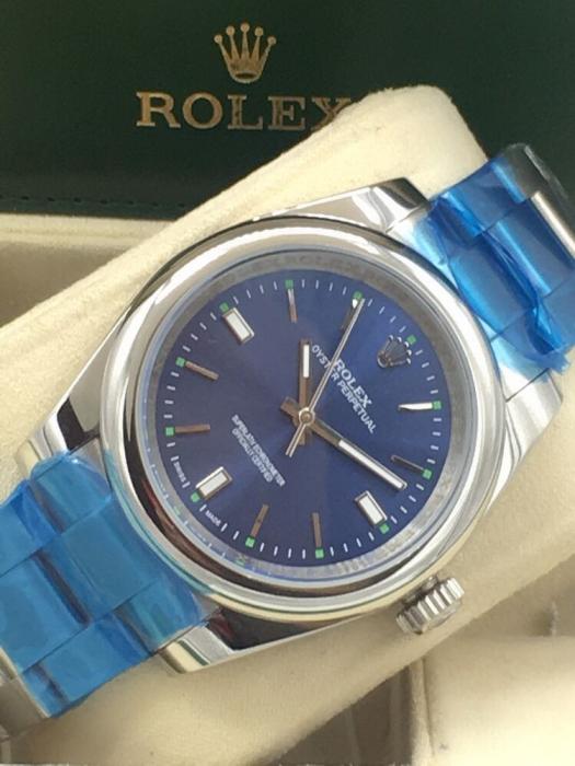 rolex Classic Oyster Perpetual for women blue dial