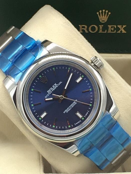 rolex Classic Oyster Perpetual for women blue dial