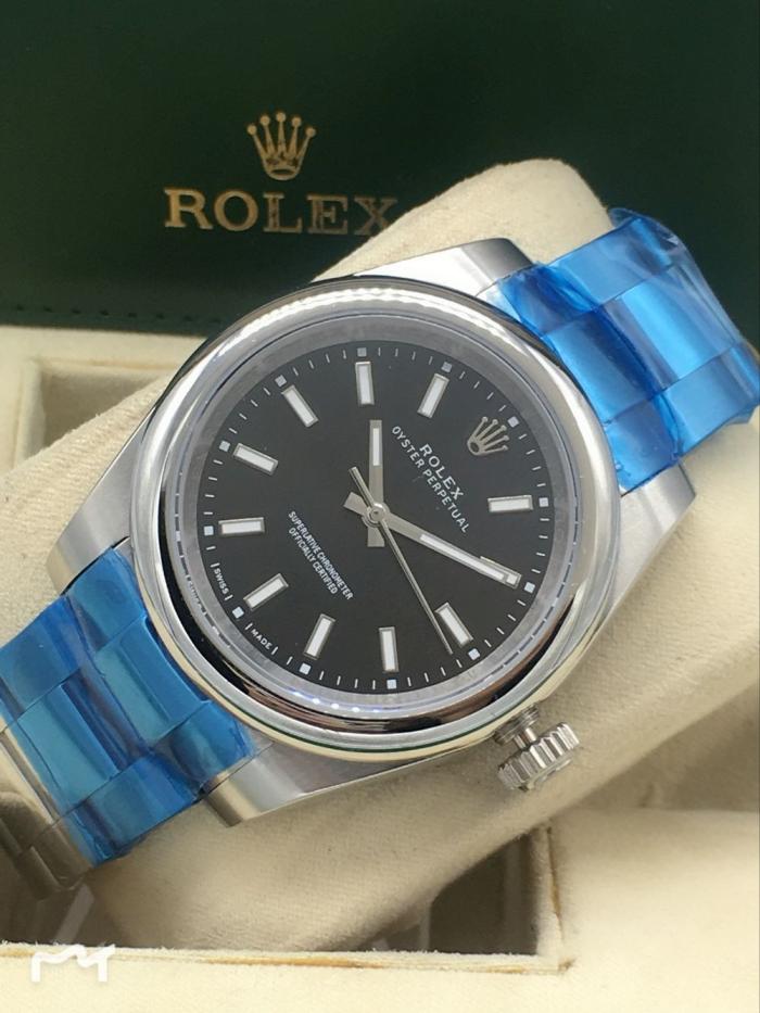 rolex Classic Oyster Perpetual for women black dial