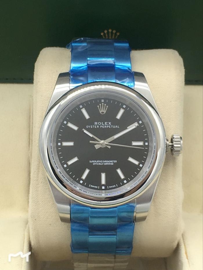 rolex Classic Oyster Perpetual for women black dial