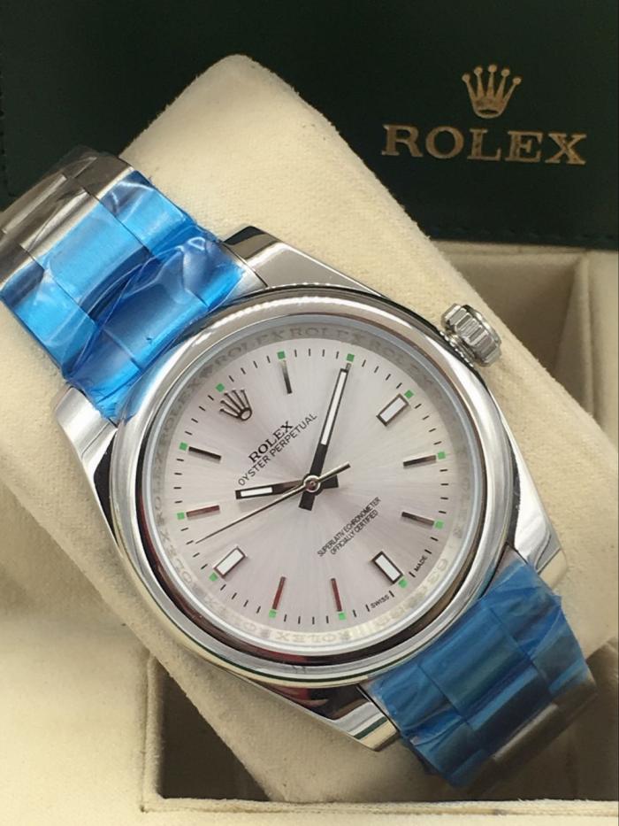 rolex Classic Oyster Perpetual for women silver dial