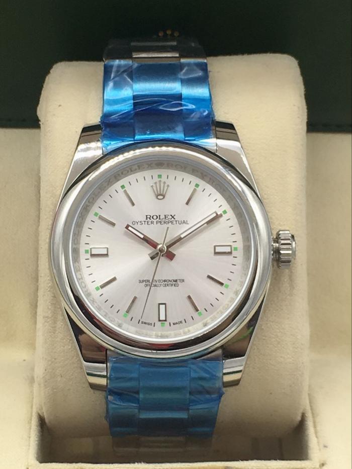 rolex Classic Oyster Perpetual for women silver dial