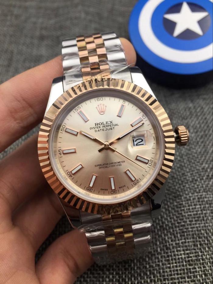 rolex 41mm datejust 126333-62613 for men gold