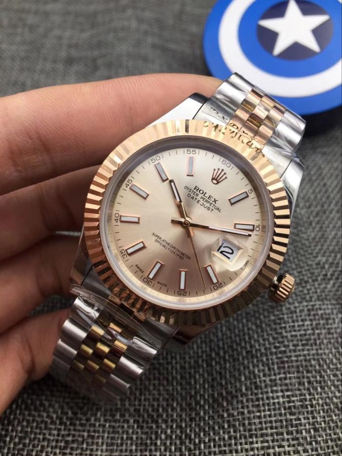 rolex 41mm datejust 126333-62613 for men gold