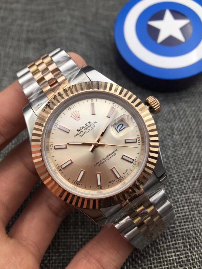 rolex 41mm datejust 126333-62613 for men gold