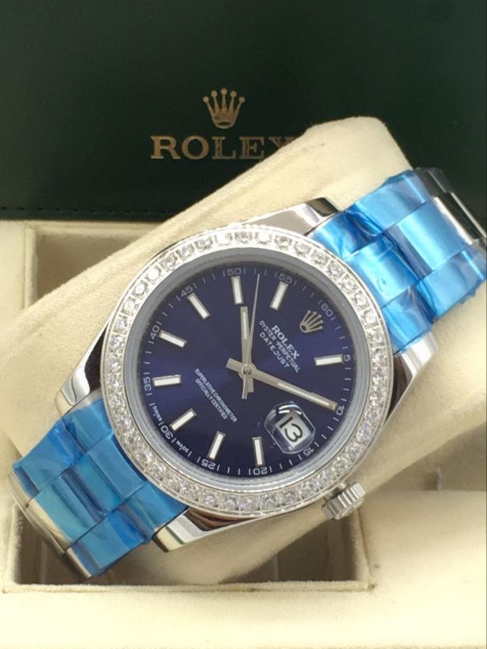 AAA rolex 41mm datejust bezel with diamonds for men