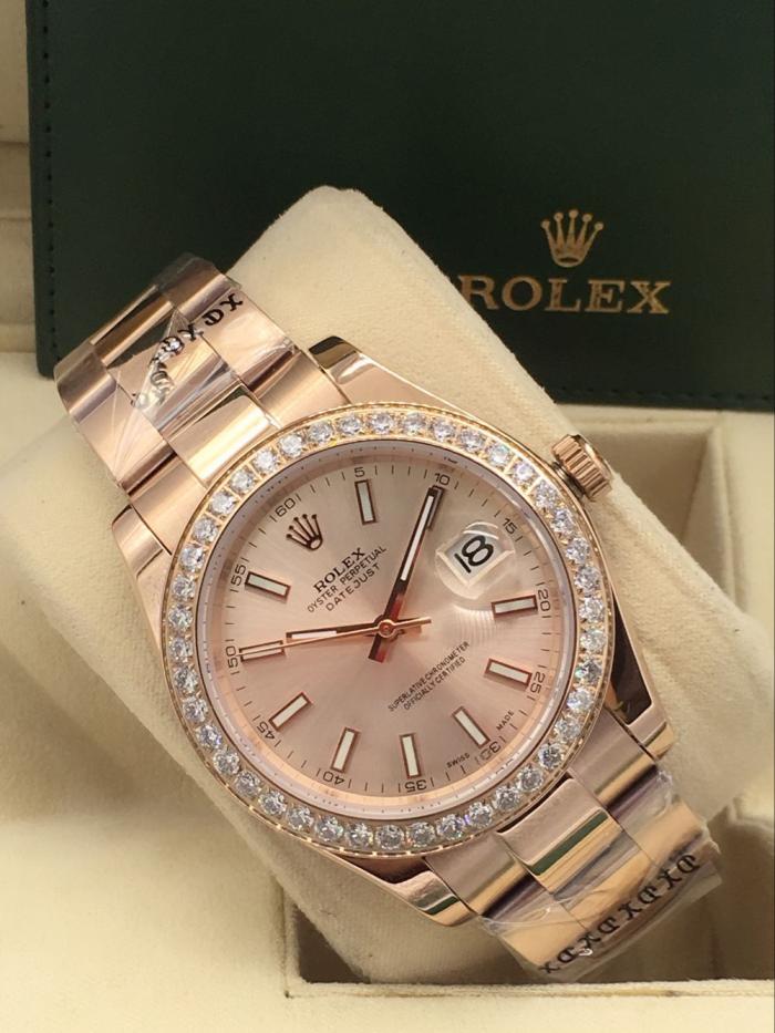 AAA rolex 41mm datejust bezel with diamonds for men