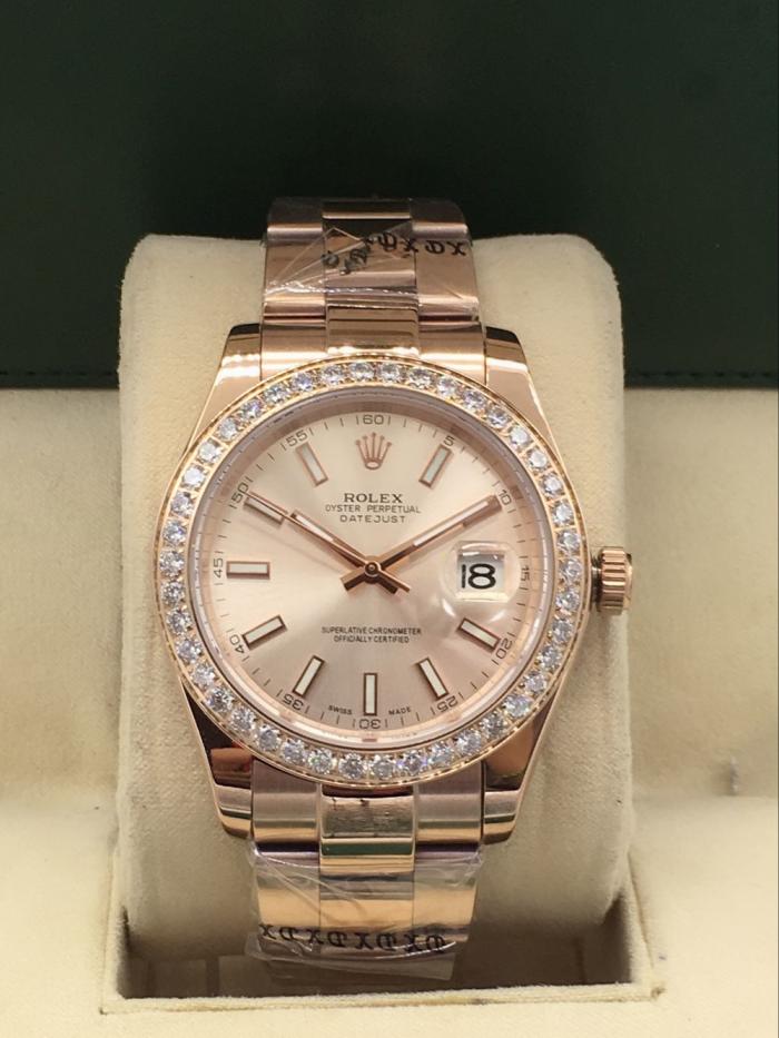 AAA rolex 41mm datejust bezel with diamonds for men