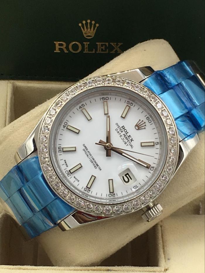 AAA rolex 41mm datejust bezel with diamonds for men