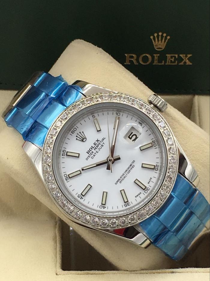 AAA rolex 41mm datejust bezel with diamonds for men