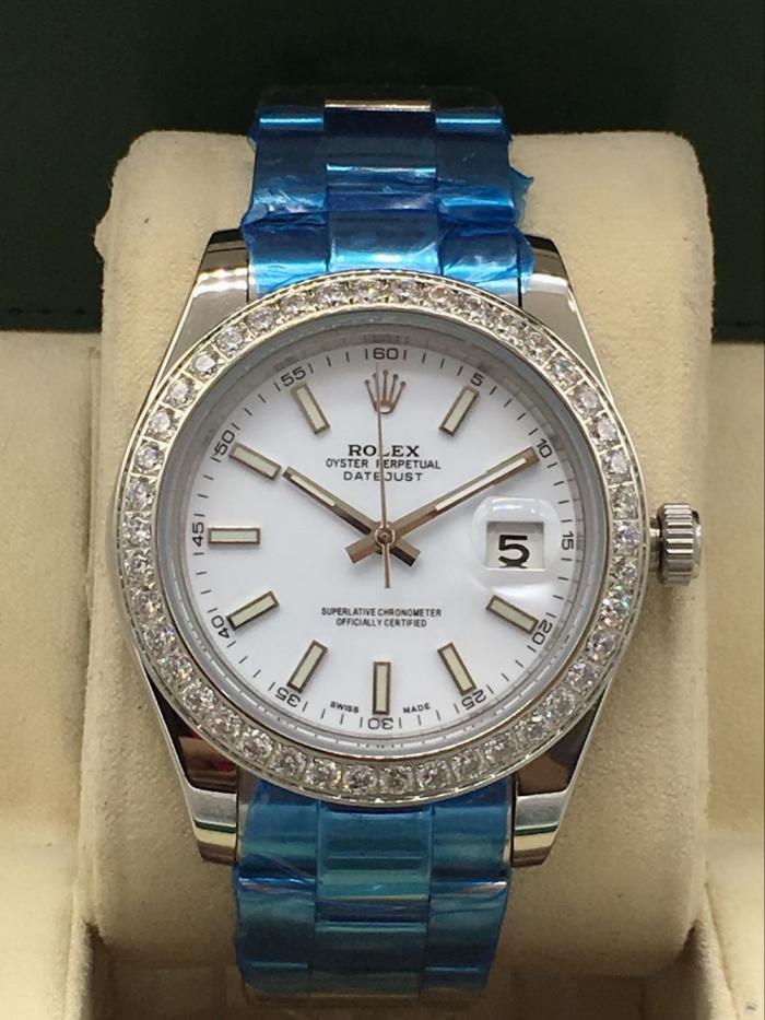 AAA rolex 41mm datejust bezel with diamonds for men