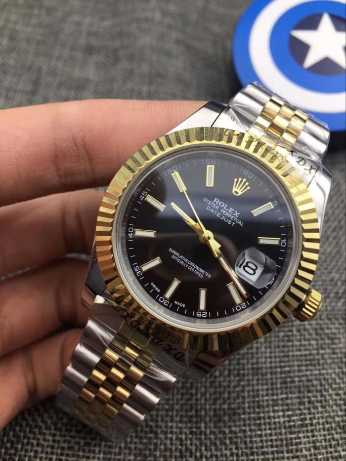 AAA rolex black dial 41-36-31mm for men and women