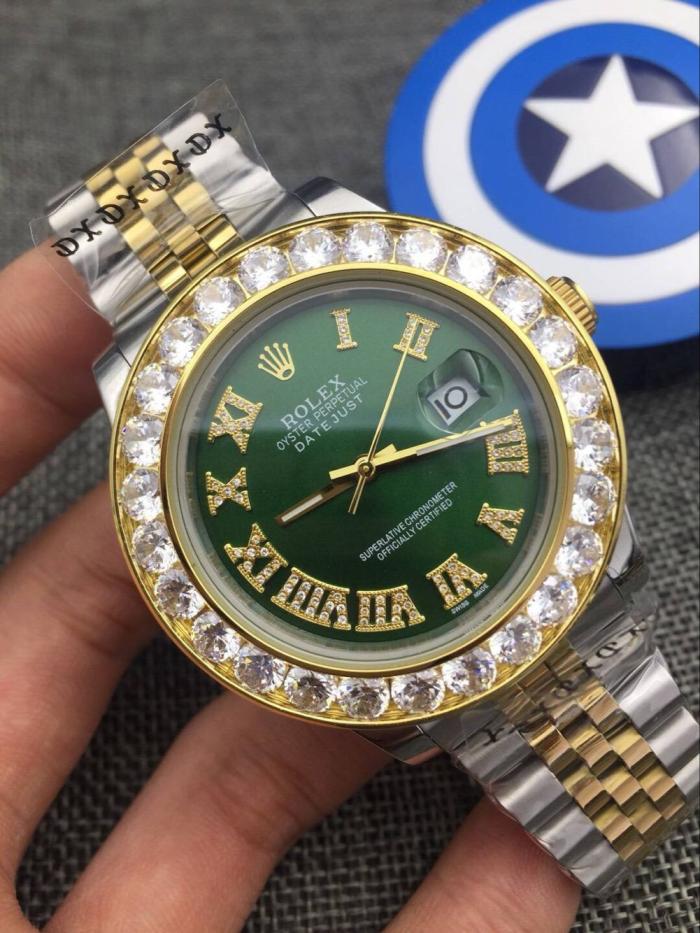 AAA rolex Datejust watch for men with diamonds